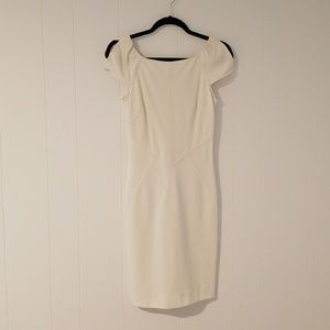 Diane Von Furstenberg White Sheath Dress